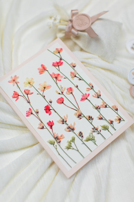 Pressed Flower Card